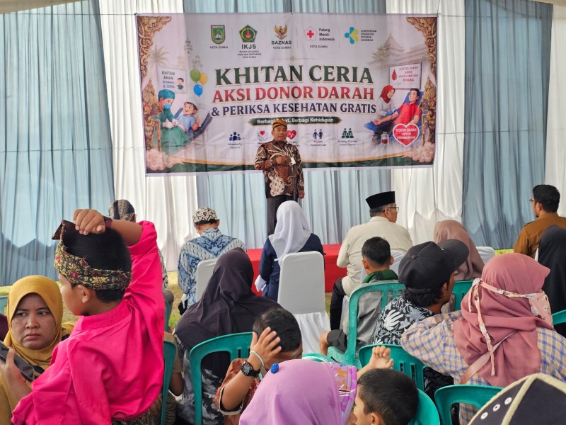 IKJS Dumai Hadirkan Aksi Sosial, 74 Anak Nikmati Khitan Massal Gratis