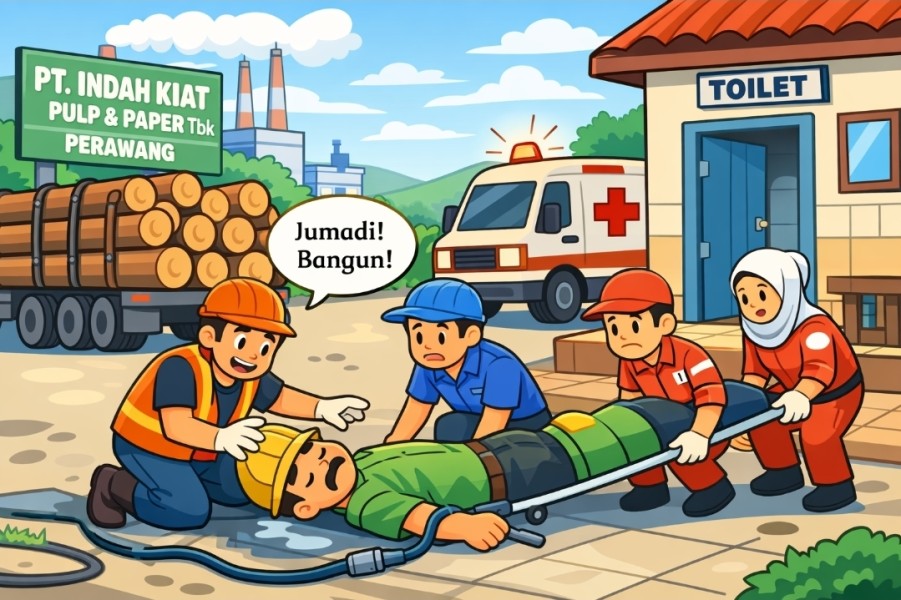 Tragedi di Area Industri PT IKPP Perawang: Pekerja Angkutan Balak Dilaporkan Meninggal Dunia Saat Bertugas