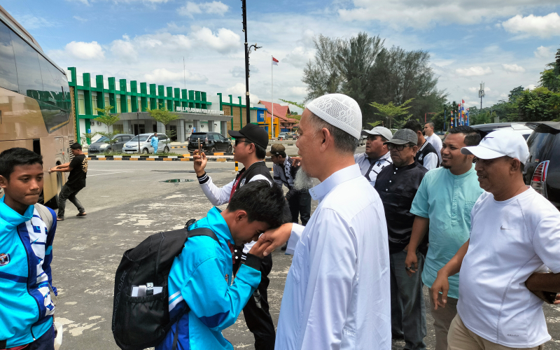 Usai Berlaga di Yogyakarta, Persemai U-13 Disambut Hangat Walikota Dumai