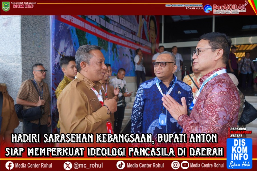 Hadiri Sarasehan Kebangsaan, Bupati Anton Siap Perkuat Ideologi Pancasila di Daerah