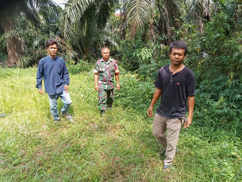 Sertu L. Syahdanur Patroli Karhutla di Perawang, Situasi Aman