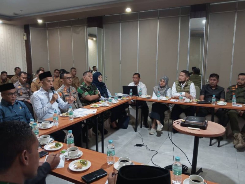 Bahas Polemik Tanah di Dumai, Wako Paisal Pimpin Rapat Forkopimda Bersama PHR dan BPN