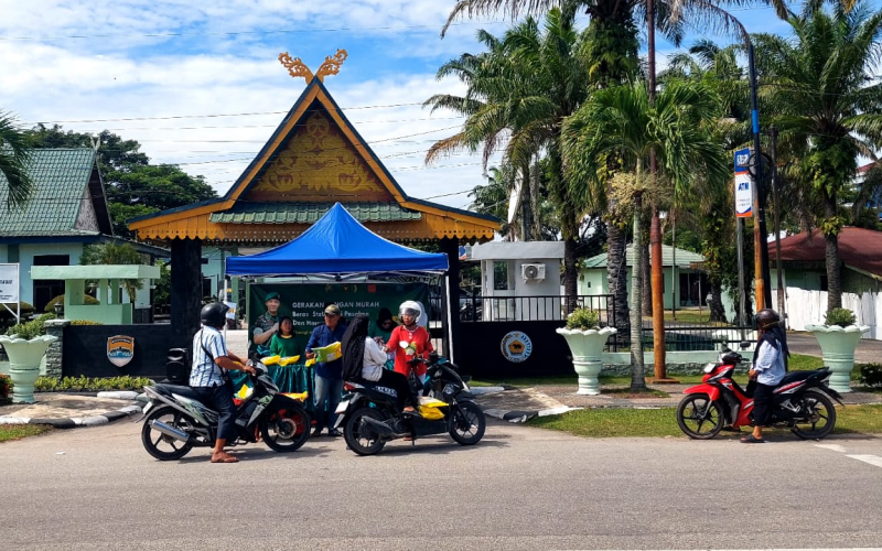 Ringankan Beban Warga, Kodim 0320 Dumai Kembali Adakan Pasar Murah