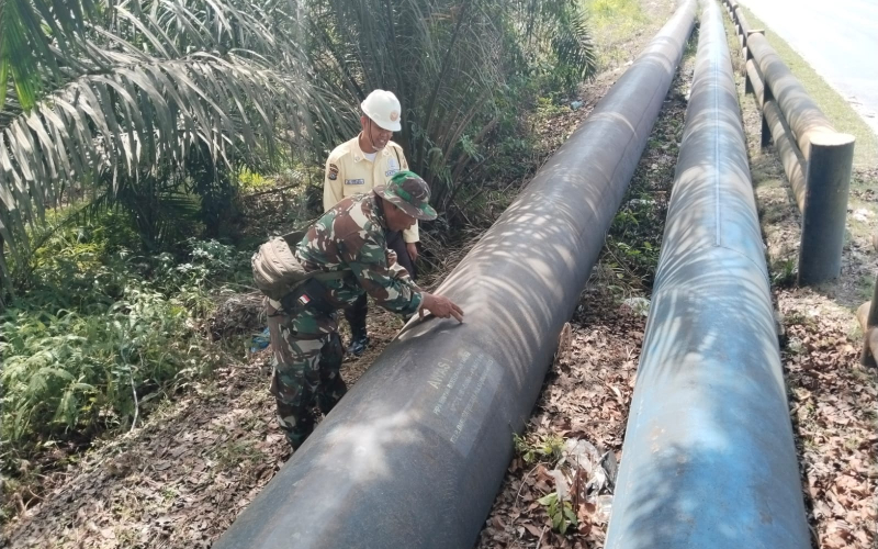 Babinsa dari Koramil 01 Laksanakan Patroli Penguatan Binter
