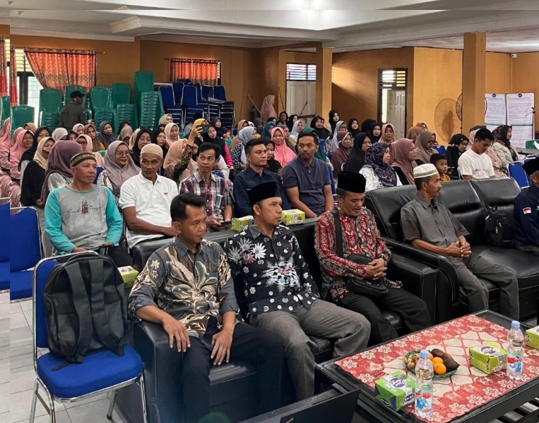 Ajak Masyarakat Tembilahan Hulu Jaga Persatuan, Mafirion Sosialisasi Empat Pilar Kebangsaan