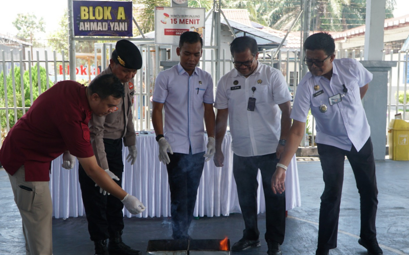 Perkuat Keamanan dan Ketertiban, Rutan Dumai Gencarkan Razia Berkelanjutan