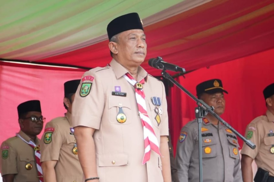 Semangat Pramuka Berkobar di Rohul, Bupati Anton Tegaskan Peran Strategis Bangun Ketahanan Bangsa