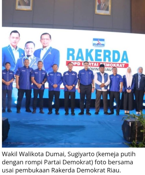 Peta Politik Dumai Berubah, Wakil Wali Kota Sugiyarto Pindah ke Demokrat