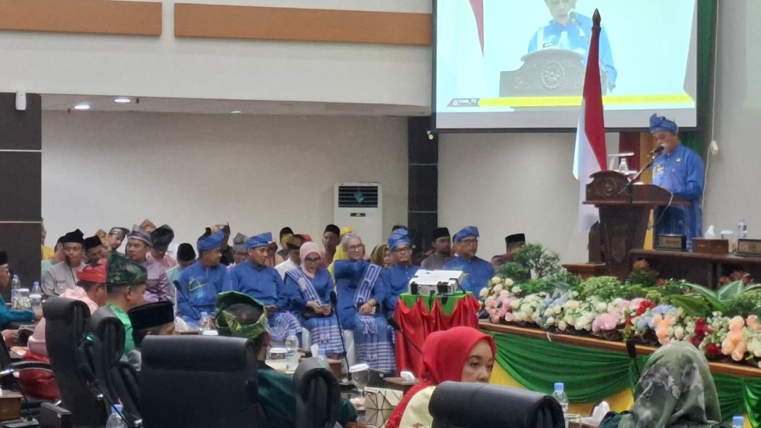 Dandim 0314/Inhil Hadiri Paripurna Milad ke-60 Kabupaten Indragiri Hilir