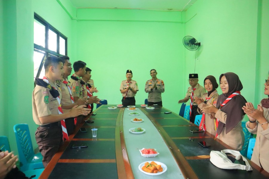 Kapolres Kampar Jalin Silaturahmi dengan Gerakan Pramuka Kwarcab Kampar