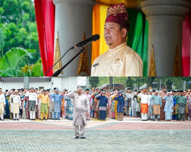 HUT ke-69 Riau di Rohul, Wabup Syafaruddin Poti Ajak Bersatu Hadapi Tantangan Pembangunan