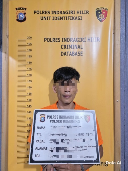Satresnarkoba Polres Inhil Ungkap Kasus Bandar Sabu 2,13 Gram di Keritang,