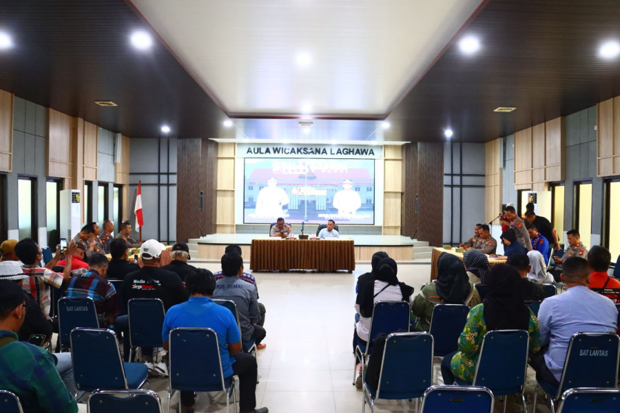 Kapolres AKBP Hardi Dinata Silaturahmi dengan Insan Pers Kota Dumai