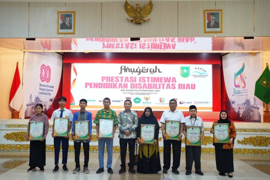109 Siswa Disabilitas Riau Dianugerahi Penghargaan Prestasi Istimewa
