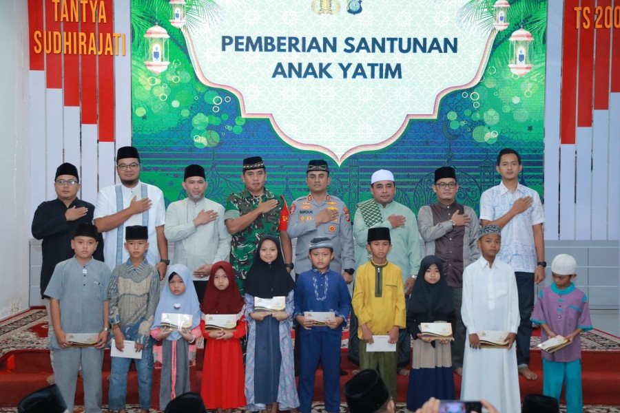 Pererat Silaturahmi, Dandim 0314/Inhil Hadiri Buka Puasa Bersama Polres Inhil