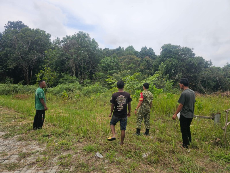 Babinsa Koramil 03/Minas Laksanakan Patroli Karhutla di Sungai Mandau, Tidak Ditemukan Titik Api