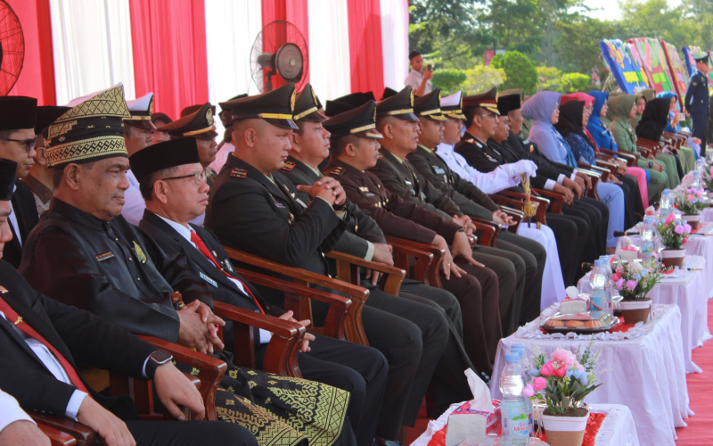 Kodim 0320 Dumai Bersinergi di Upacara Peringatan HUT TNI ke-80 Kota Dumai