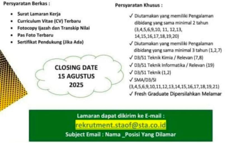 Proses Rekrutmen PT STA Diduga Tidak Transparan, Warga Desak Penjelasan