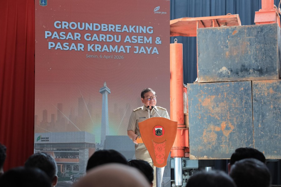 Pramono Mulai Revitalisasi Pasar Gardu Asem dan Kramat Jaya
