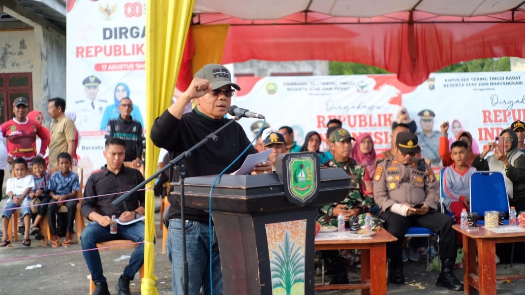 Bupati Asmar Umumkan Pembangunan Jembatan dan Jalan di Tebingtinggi Barat