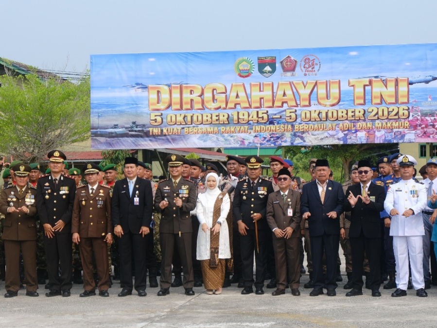 Wakapolres Meranti Hadiri HUT ke-81 TNI di Bengkalis, Tekankan Soliditas TNI-Polri dan Pemerintah