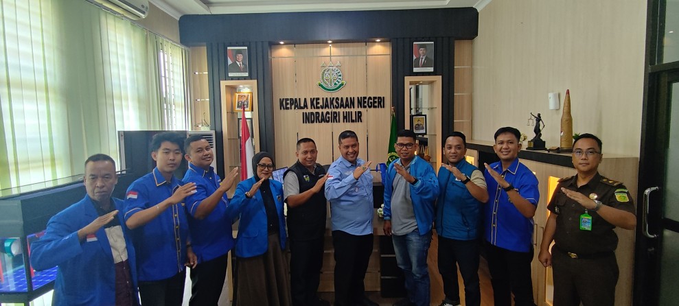 Rajut Persatuan dalam Bingkai Hukum, KNPI Inhil Silaturahmi ke Kejaksaan Negeri Inhil: Pemuda dan Adhyaksa Bersatu untuk Negeri