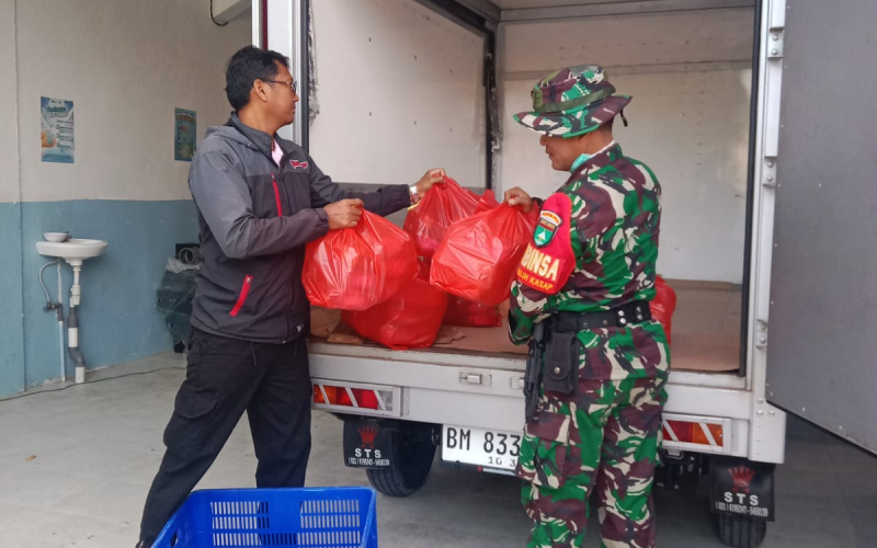 Babinsa Sasar Lahan Rawan, Patroli Karhutla di Kampung Baru Berjalan Kondusif