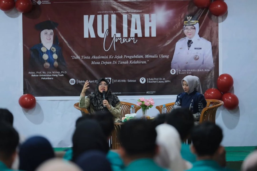 Afni Zulkifli Hadiri Kuliah Umum BEM UHTP, Tekankan Pentingnya Peran Mahasiswa