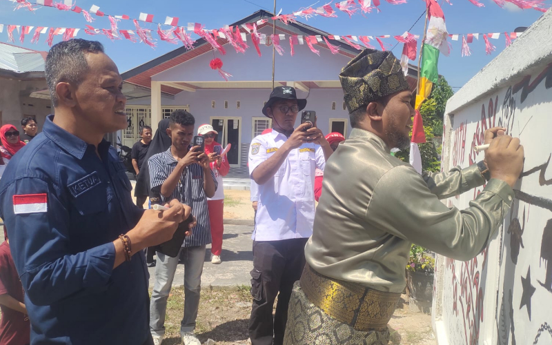 Warga Tanjung Palas Kompak Jaga Lingkungan Lewat Lomba Kebersihan HUT RI ke-80