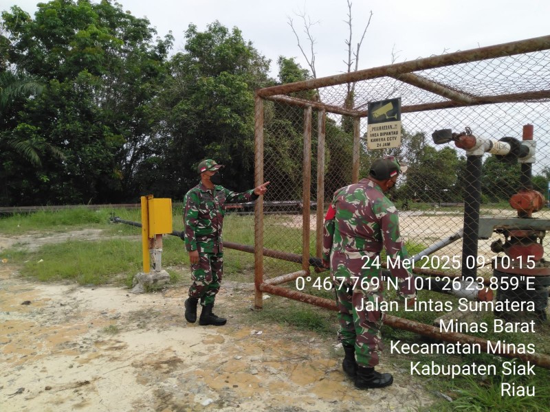 Penguatan Pembinaan Teritorial SKK Migas PT PHR Oleh Koramil 03/Minas Berjalan Aman