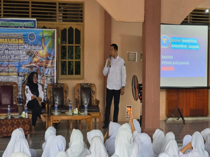 BNK Kampar Perkuat Edukasi P4GN di Sekolah, MTs Al-Muhajirin Jadi Rujukan