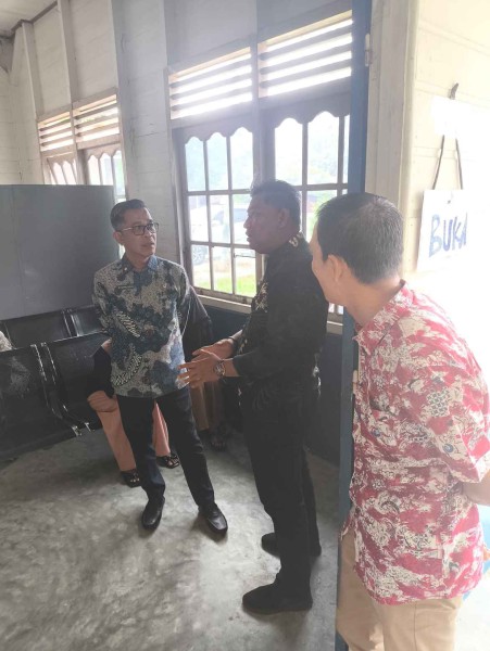 Plt Kadis Dukcapil Bengkalis Tinjau Kantor Baru UPT Disdukcapil Kecamatan Bantan