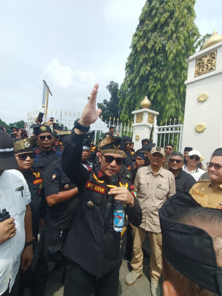 Peringatkan Massa TNTN Jangan Sampai Merusak Saat Demo, Datuk Besar M. Uzer: Ada Payung Negeri yang Harus Kami Jaga!