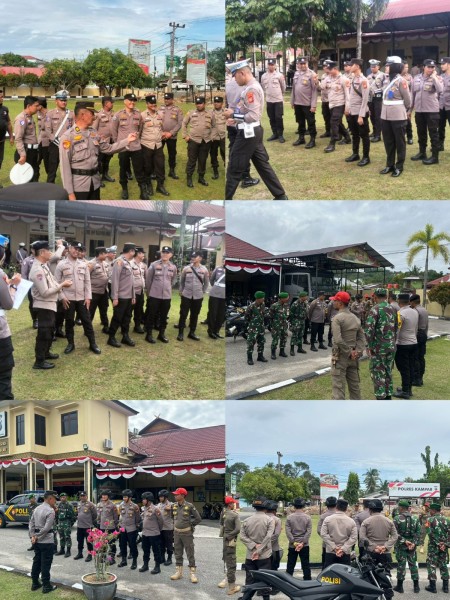 Polres Kampar Siaga Penuh! Apel Kompi dan Patroli Skala Besar Ditingkatkan, Keamanan Masyarakat Jadi Prioritas!