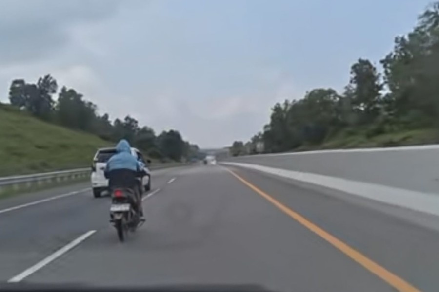 Polisi Amankan Pemotor Yang Masuk Ruas Tol Pekanbaru-Dumai Di Kandis