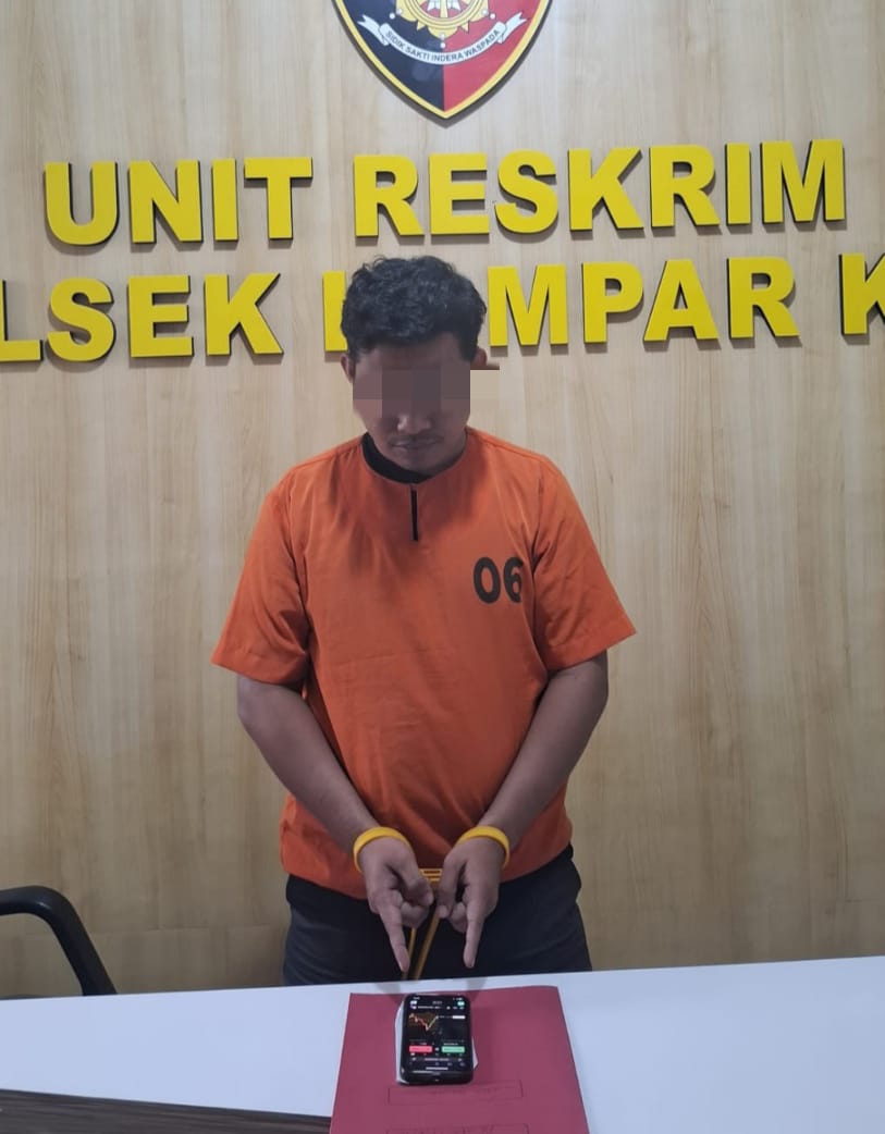 Polsek Kampar Kiri Tangkap Pelaku Penggelapan Uang Perusahaan Rp 1,1 Milyar