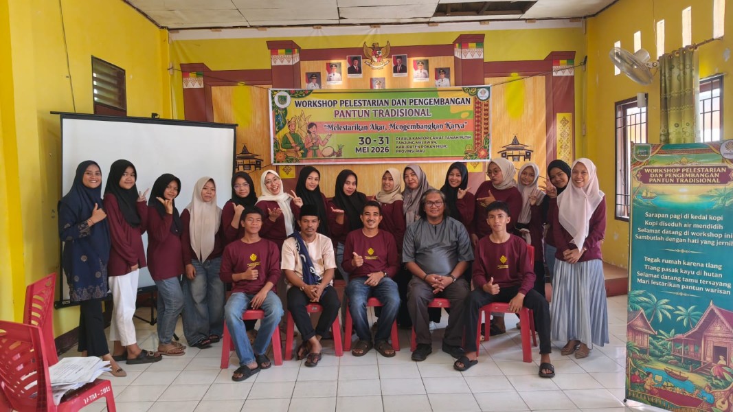 Gebrakan Perdana di Rokan Hilir: Rahmat Pantun Sukses Gelar Workshop Pelestarian Pantun Tradisional Didukung BPK Kepri