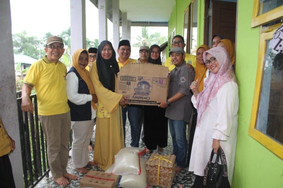 Golkar Inhil Rayakan HUT ke-61 dengan Sentuhan Kemanusiaan