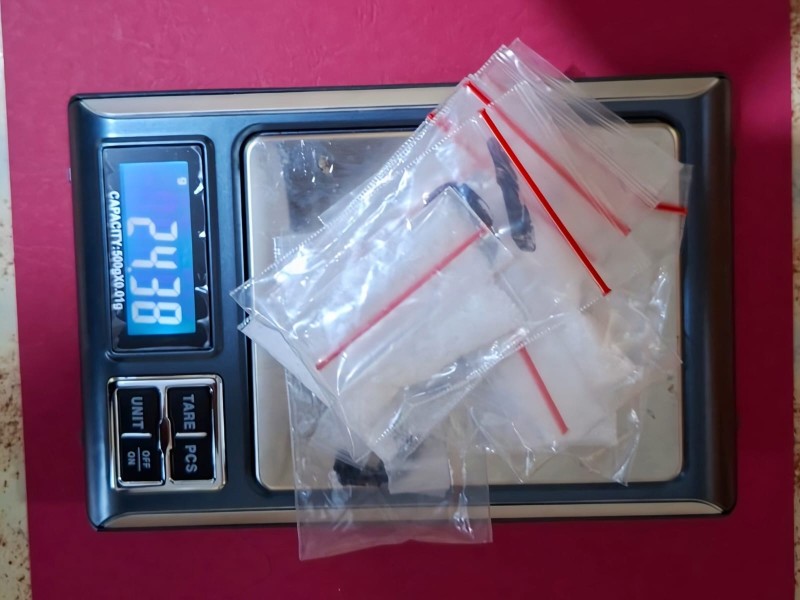 Polsek Kunto Darussalam Tangkap Pengedar Narkotika, Amankan Barang Bukti 24,38 gram Sabu