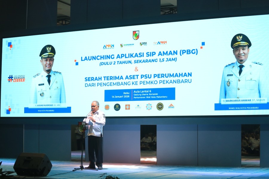 SIP AMAN Percepat Penerbitan PBG, Pemko Pekanbaru Dorong Layanan Perizinan Digital