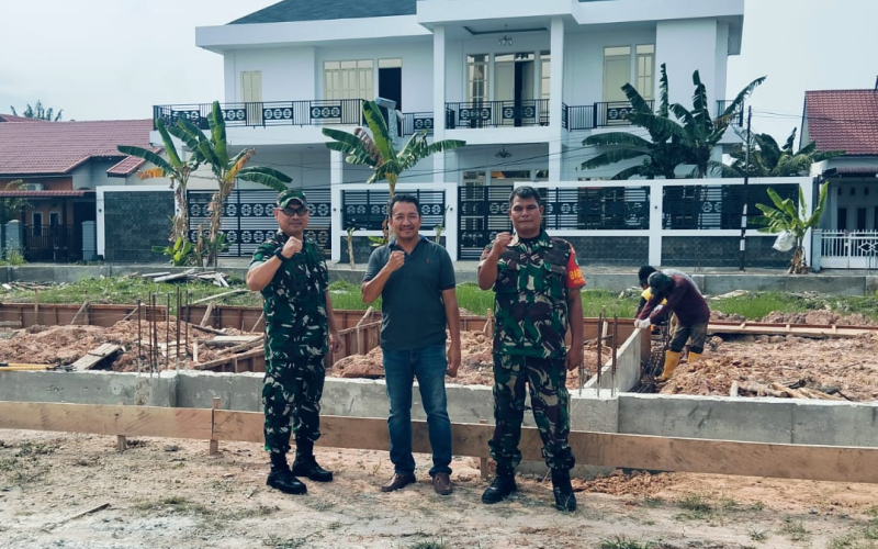 Danramil 01 Cek Progres KDKMP, Dandim Dumai Minta Pengawasan Maksimal