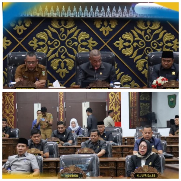 Sekda Dumai Paparkan 4 Ranperda 2026 di Rapat Paripurna DPRD