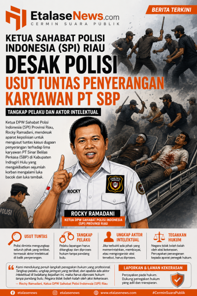 Negara Tak Boleh Kalah oleh Premanisme, SPI Riau Desak Polisi Ungkap Dalang Penyerangan PT SBP