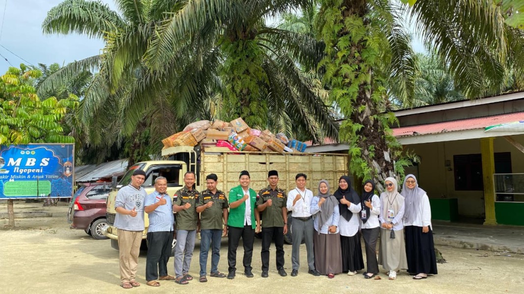 GP Ansor Pekanbaru dan Ponpes Multazam Bantu Korban Bencana Sumatera