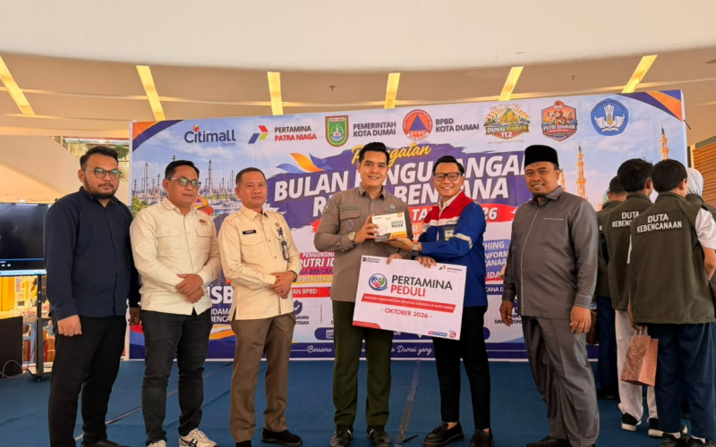 Pertamina Kilang Dumai Bersinergi dengan BPBD, Salurkan Bantuan untuk Hadapi Dampak Asap Karhutla