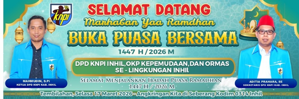 Besok KNPI Inhil Akan Selenggarakan Buka Puasa Bersama dengan Lintas OKP dan Ormas