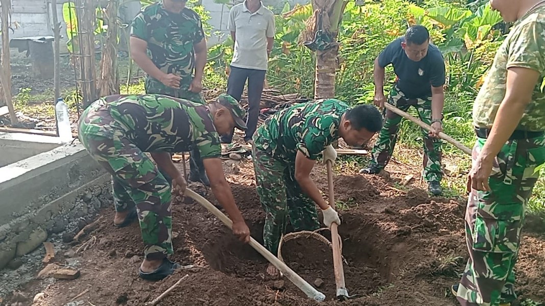 Satgas TMMD Ke-129 Genjot Pembangunan Sanitasi, Septic Tank MCK Mulai Digali