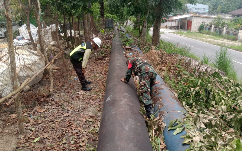 Patroli di Jalur Pipa Minyak, Serka Suandi Patroli Gabungan