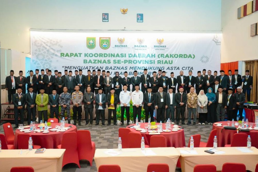 Rakorda BAZNAS se-Riau di Dumai Teguhkan Komitmen Wujudkan Riau Bermarwah