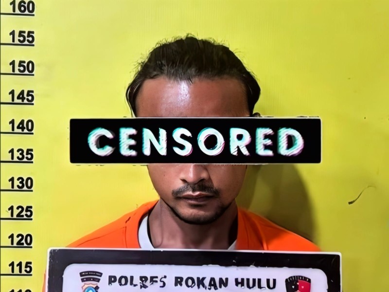 Polres Rokan Hulu Amankan Pelaku Pencurian Besi Lampu Jalan Milik Dinas Perhubungan Rohul